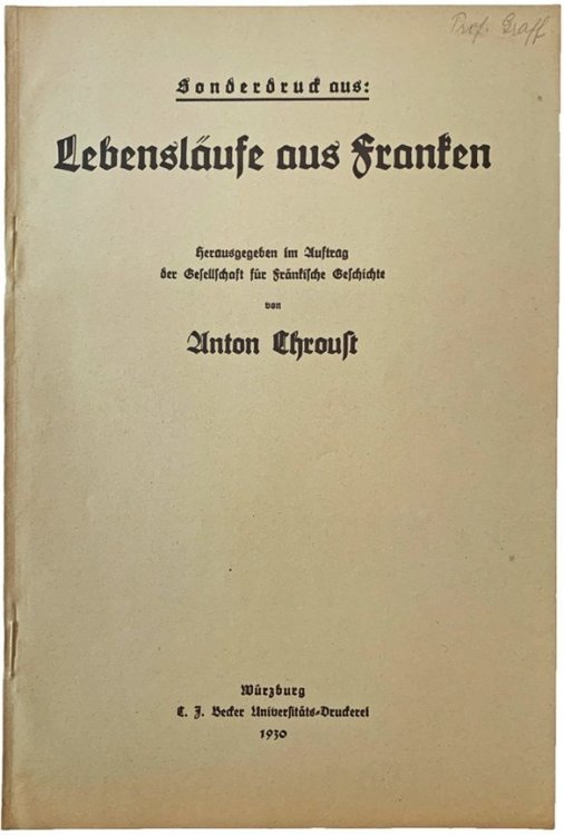 Lebenslaufe aus Franken.