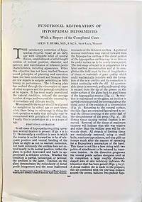 [1] John W. Fries & Blake S. Talbot. Scrotal calcification due to meconium peritonitis. Journal of Urology, Vol. 73, No. 6, June 1953. Waterstained. [2] Juatin J. CORONNIER & Blake S. TALBOT, The Effect of the Ingestion of Sodium Acid Prosphate on Urinary Calcium in Recumbency. Journal of Urology, V