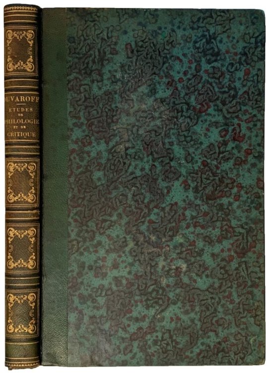 Etudes de Philologie et de critique. Deuxieme edition revue, corrigee et augmentee d'un morceau inedit.
