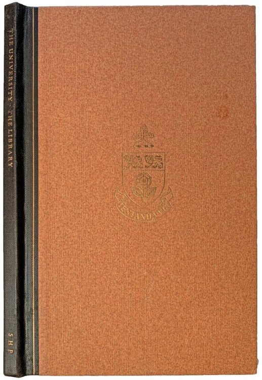 The University - The Library. Papers presented by Samuel Rothstein, Richard Blackwell, Archibald MacLeish at York Univ., Toronto, on the occasion of the dedication of the Scott Library, 30 October, 1971.