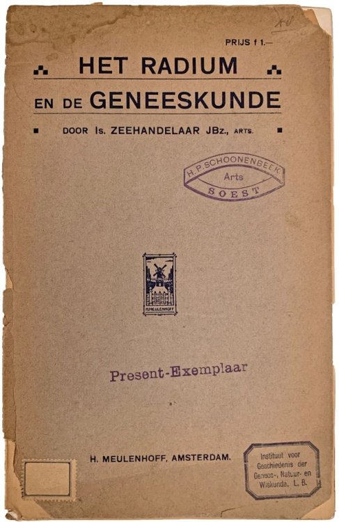 Het Radium en de Geneeskunde.