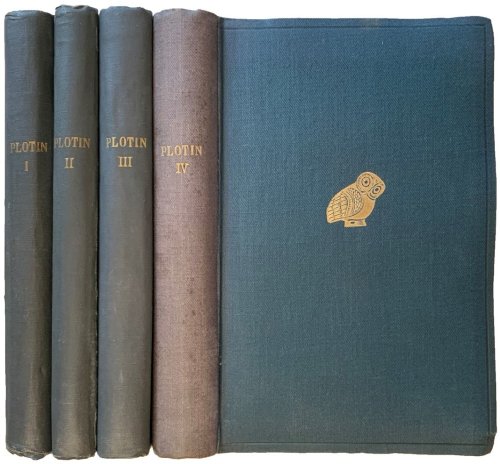 Enneades. Texte etabli et traduit par Emile Brehier. [Four volumes].