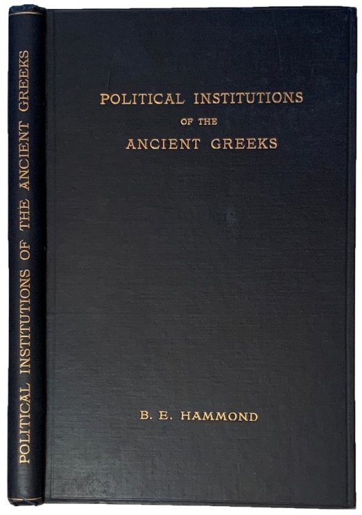 Political Institutions of the Ancient Greeks.