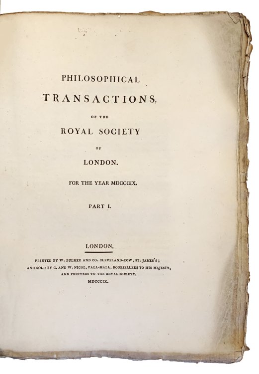 The Bakerian Lecture for 1809. On some new electrochemical researches, on various objects, particularly the metallic bodies, from the alkalies, and earths, and on some combinations of hydrogene.