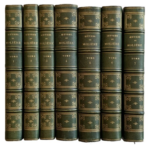 Oeuvres Completes de Moliere. Nouvelle edition collationnee sur les textes originaux avec leurs variantes. Precedee de l'histoire de la vie de Moliere par Voltaire.