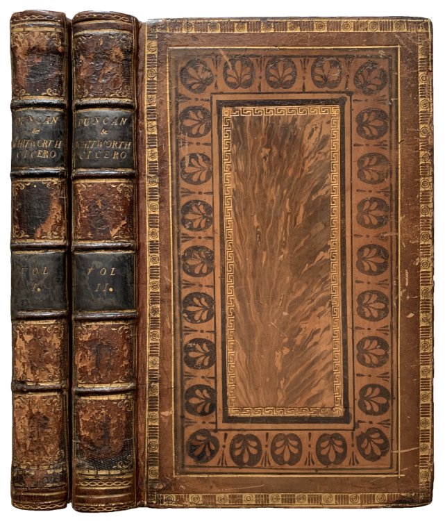 Select Orations of M. T. Cicero. Translated by Professor Duncan and interspersed with a variety of notes . . . Adapted to the English Reader by Sir Charles Whitworth.