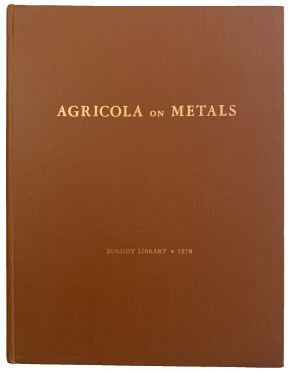 Agricola on Metals.