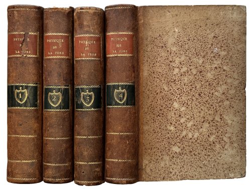 Elemens de Physique theorique et experimentale, pour servir de suite la Description & usage d'un cabinet de physique experimentale, 2 vol. in-8 . avec figures.