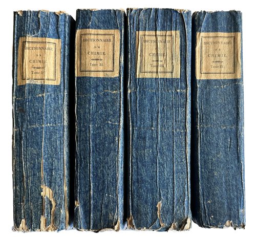 Dictionnaire de Chimie, contenant la theorie et la pratique de cette science, son application a l'histoire naturelle et aux arts.