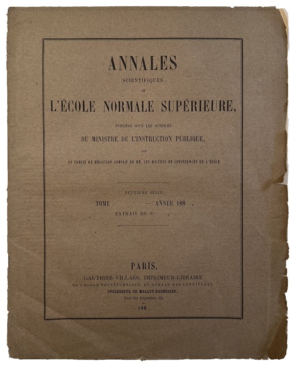 Recherches sur l'Ozone.