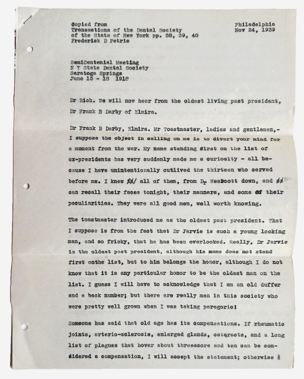 Frank B. Darby Dentist, Elmira, New York; and relations. [Archive].