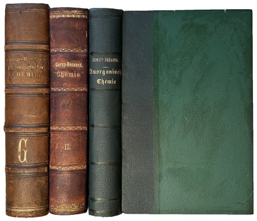 Lehrbuch der Chemie, fur den Unterricht auf Universitaten, Technischen Lehranstalten und fur das Selbststudium. . . in drei Banden. Erster Band: Lehrbuch der Anorganischen Chemie . . . Funfte, verbesserte Auflage mit zahlreichen in den Text eingedruckten Holzstichen und einer farbigen Spectraltafel.