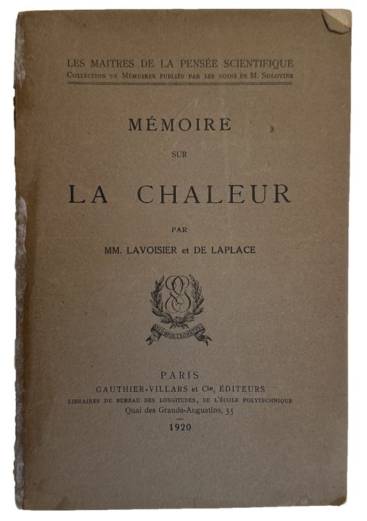 Memoire sur la Chaleur.