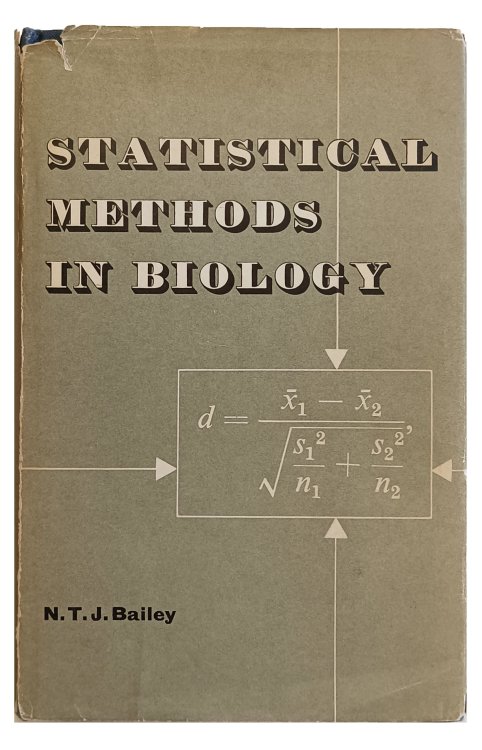 Image for Statistical Methods in Biology. Statistical Methods in Biology.