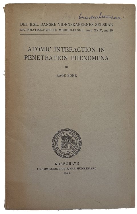 Atomic Interaction in Penetration Phenomena.