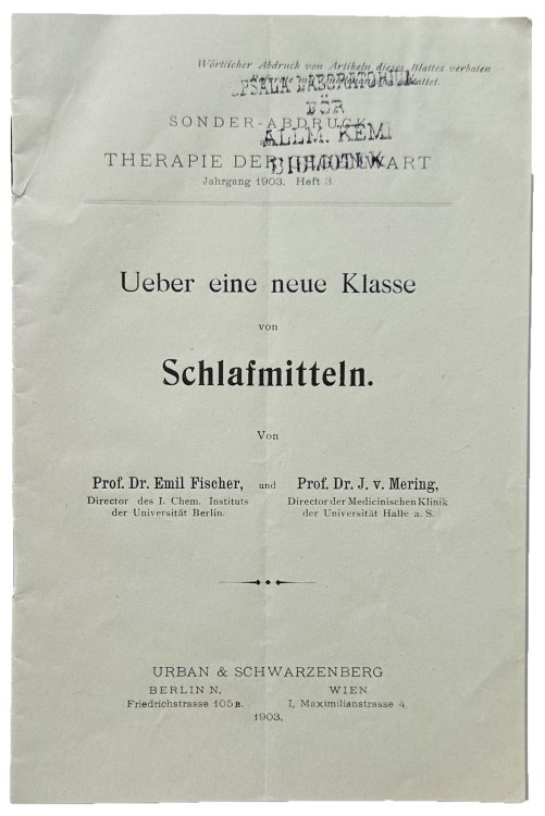 Ueber eine neue Klasse von Schlafmitteln.