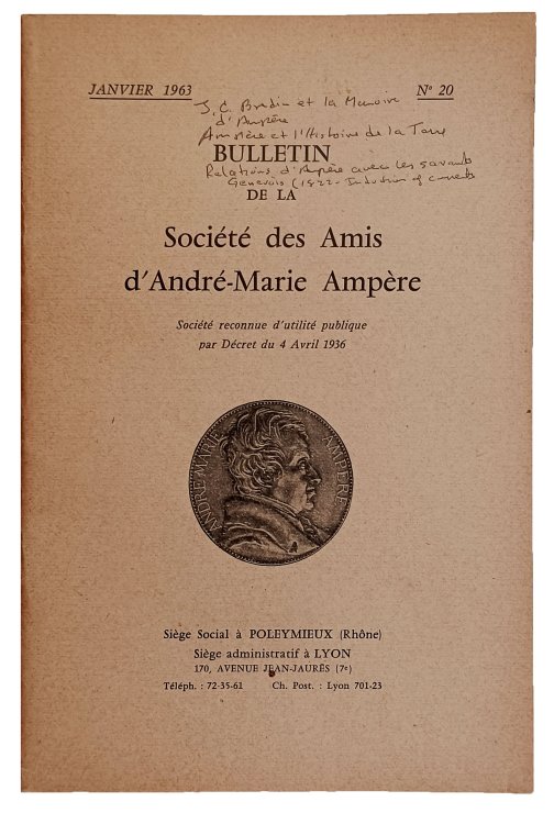J.C. Bredin et la Memoire d'Ampere.