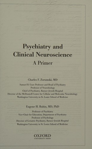 Psychiatry and Clinical Neuroscience: A Primer