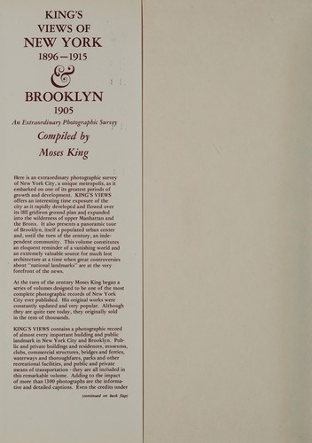 King's Views of New York 1896-1915 & Brooklyn 1905