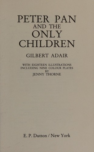 Peter Pan and the Only Children