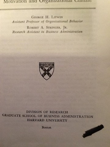 Motivation and Organizational Climate
