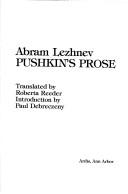 Pushkin's Prose