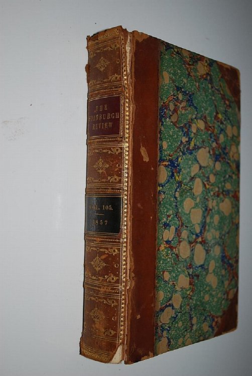 The Edinburgh Review, or Critical Journal, for Jan. and April 1857 Vol. CV owned by Edward Everett