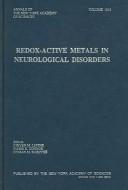 Redox-Active Metals in Neurological Disorders (Annals of the New York Academy of Sciences, V. 1012)