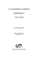 La Grande Guerre chimique, 1914-1918 (Histoires) (French Edition)