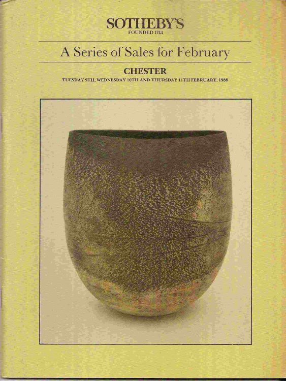 Tuesday 9th, Wednesday 10th & Thursday 11th February, 1988; A SERIES OF SALES FOR FEBRUARY - CHESTER