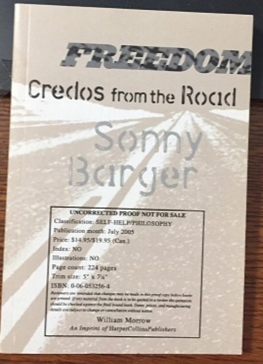 FREEDOM, Credos From the Road