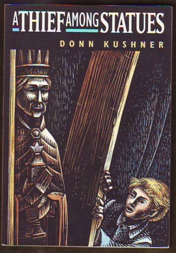A Thief Among Statues (inscribed & signed)