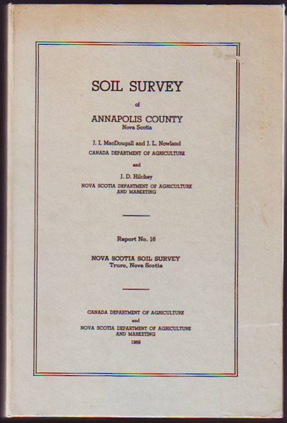 Soil Survey of Annapolis County, Nova Scotia