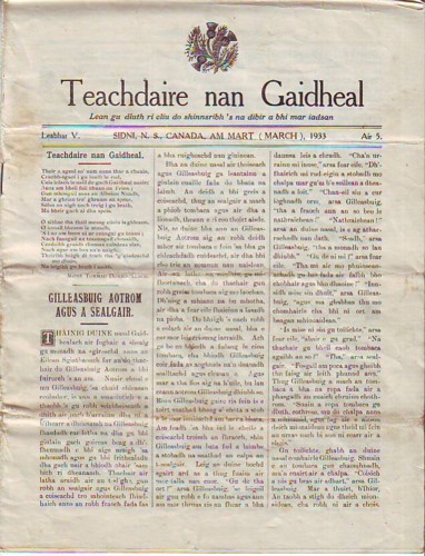 TEACHDAIRE NAN GAIDHEAL, Am Mart (March) 1933