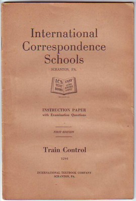 Train Control, Instruction Paper with Examination Questions