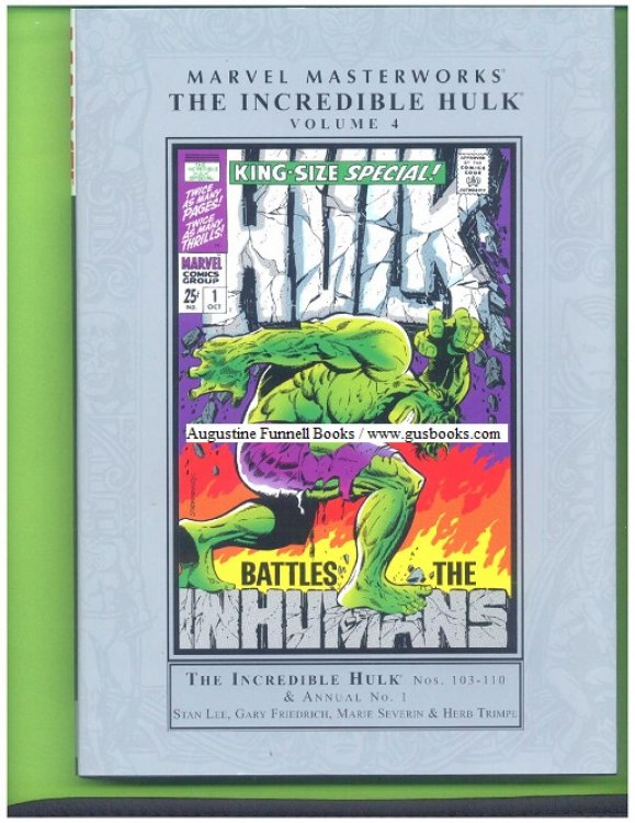 Marvel Masterworks, THE INCREDIBLE HULK, Volume 4