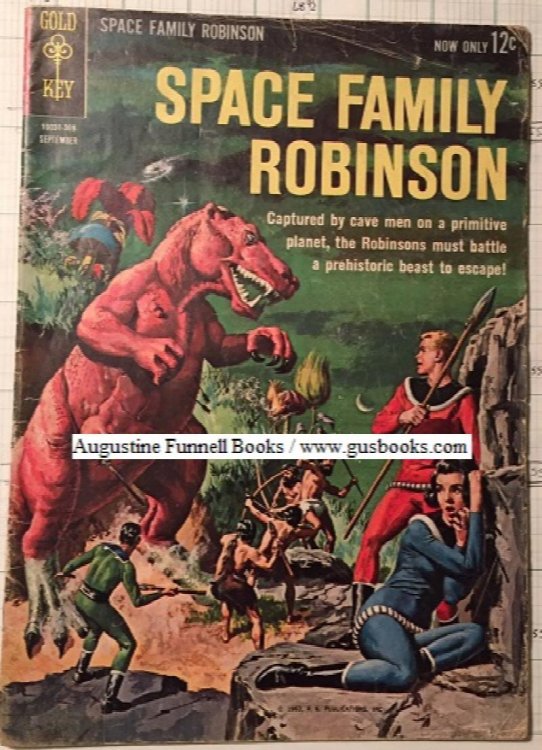 Space Family Robinson, 11 issues: 1963: #4, September/#5, December; 1964: #6, February/#7 April/#8 June/#9 August/#10 October/#11 December; 1965: #12 April/#13 July/#14 October