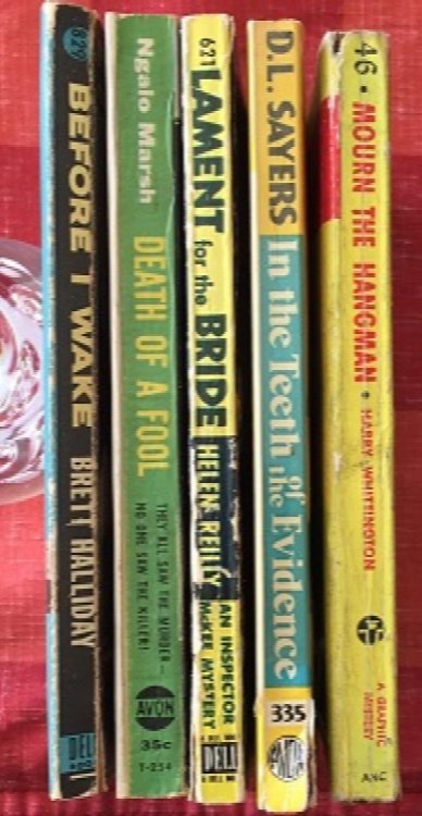 An AFB 5-book mystery multi-pack: Before I Wake, Death of a Fool, Lament for the Bride, In the Teeth of the Evidence, Mourn the Hangman