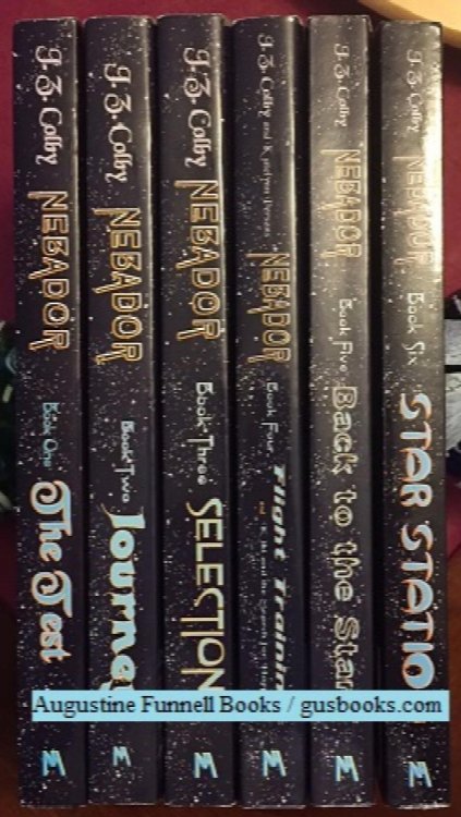 NEBADOR, Book One: The Test; Book Two: Journey; Book Three: Selection; Book Four: Flight Training, b/w Kibi and the Search for Happiness; Book Five: Back to the Stars, b/w Buna's New World, and First Taste of Freedom; Book Six: Star Station b/w Neti's Temptation