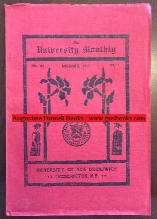THE UNIVERSITY MONTHLY, Vol. 33 No. 2, November, 1913