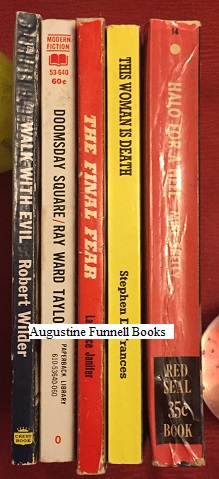 An AFB mystery/yhriller 5-book multi-pack: This Woman is Death, The Final Fear, Halo For a Heel, Doomsday Square, Walk With Evil