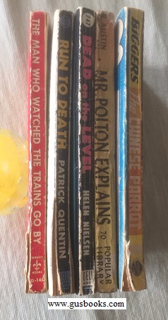 An AFB 5-book mystery multi-pack: The Chinese Parrot, Mr. Polton Explains, Dead on the Level, Run to Death, The Man Who Watched the Trains Go By