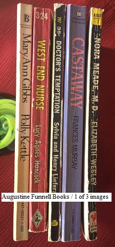An AFB 5-book romance multi-pack: Polly Kettle; West End Nurse; Doctor's Temptation; Castaway; Nora Meade, M.D.