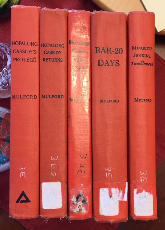 Bar-20 Days; Hopalong Cassidy Returns; Hopalong Cassidy Takes Cards; Hopalong Cassidy's Protg; and Mesquite Jenkins, Tumbleweed