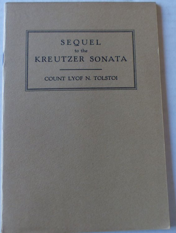 Sequel to the Kreutzer Sonata