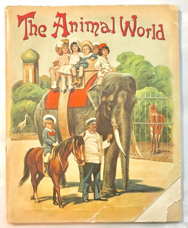 The Animal World with Cut out and Stand up Pictures. <br/>Children's book with chromolithographic illustrations.