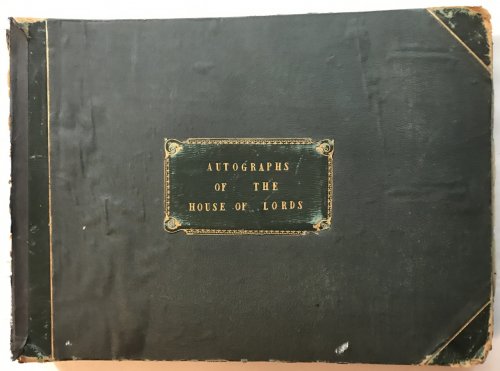Autographs -- 292 of Britains House of Lords circa 1827-1839.