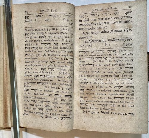 [A Hebrew grammar, with Latin text] Interpres Ebraeo-Chaldaeus : omnes utriusque linguae idiotismos dexter explicans : ad genuinium Scripturae Sacrae sensum rit indagandum accommodatus.