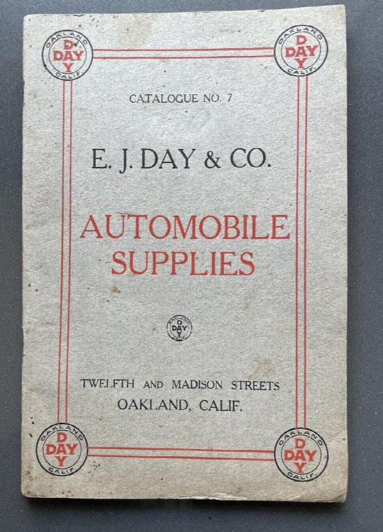 Automobile Supplies. Catalog No. 7, 1910