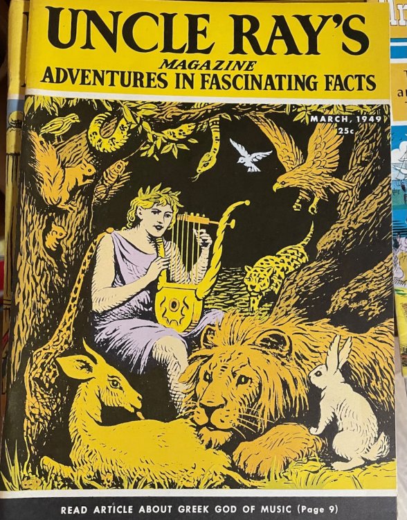 Uncle Ray's Magazine Adventures in Fascinating Facts / Lot of 37 issues, 1944-50